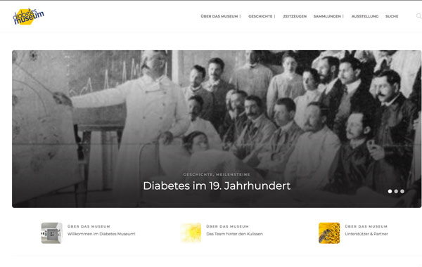 Erstes virtuelles Diabetes Museum